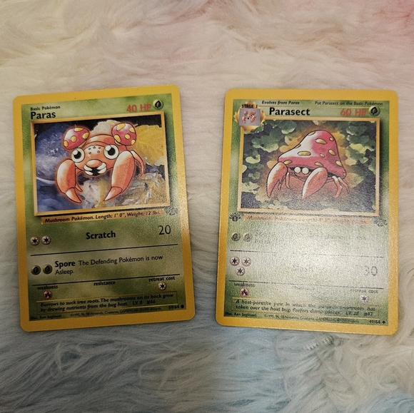 Pokemon Cards, Paras & Parasect - Picture 1 of 3
